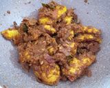 A picture of step 10 of Chettinad Chicken.