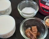 चॉकलेट बादाम मिल्क शेक (chocolate badam milkshake recipe in Hindi) रेसिपी चरण 1 फोटो