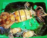 Foto langkah ke 4 dari resep Cumi Buncit Panggang Lada Hitam.