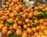 A picture of step 5 of Kofta-esque Lamb Kebab Burgers with Chickpeas.