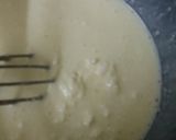A picture of step 2 of Kharvas (Milk Pudding).