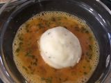 Bombas de papa con corazón de queso
