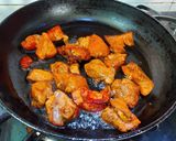 A picture of step 1 of Sweet and Sour Chicken.