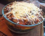 Foto del paso 5 de la receta: Polenta rellena de espinaca con bolognesa