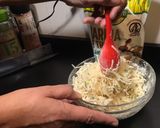 Foto del paso 3 de la receta: Latkes de papa con compota de pera al jengibre