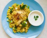 A picture of step 5 of Chicken biryani.