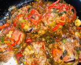 A picture of step 4 of Pan grilled fish with bell pepper sauce🌶.