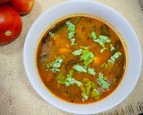 A picture of step 5 of Tomato Rasam.