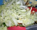 A picture of step 4 of Chinese cabbage salad.
