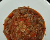 A picture of step 4 of White spaghetti with meat sauce.