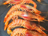 Arroz de gamba roja y pimiento de padrón