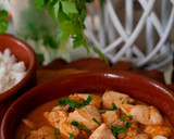 Foto del paso 7 de la receta: Pollo con salsa hindú