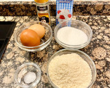 Foto del paso 1 de la receta: Pastel con masa frola y crema de calabaza. (Cake with frola dough and pumpkin crean)