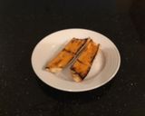 A picture of step 2 of Grilled Garlic Bread.