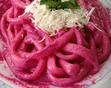 Φωτογραφία βήματος 4 της συνταγής Spaghetti 🍝 με πέστο Παντζαριού