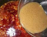 A picture of step 6 of Tuwon Shinkafa (Mashed Rice) and Groundnut Soup (Miyan Gyada).