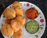 A picture of step 5 of Batate vade.