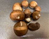 A picture of step 1 of Winter Spinach and Mushroom Salad.