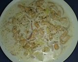 A picture of step 5 of Dahi aalu phulki.