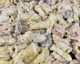 A picture of step 13 of Creamy Chicken Pasta.