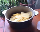 Foto del paso 1 de la receta: Papas con salsa de tomate y pollo