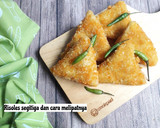 Foto langkah ke 14 dari resep Risoles segitiga dan cara melipatnya.