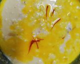 A picture of step 4 of Kesari Rabri/rabdi.