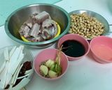 รูปขั้นตอนการทำที่ 1 ของ หมูต้มถั่ว