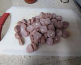 Foto del paso 1 de la receta: Panini de salchichas (sensillisimo y muy rápido de hacer)