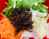 Hình bước làm 1 của món Bún gạo xào chay