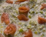 Foto del paso 4 de la receta Quiche de puerros y salmón versión 2.0