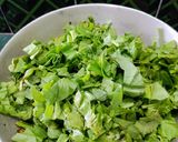 A picture of step 5 of Spinach (palak) Veggies Subzi.