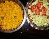 A picture of step 1 of Peas pulav.