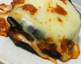 Foto del paso 6 de la receta: 🫕LASAÑA🫕 DE JAMÓN 🍖 Y QUESO 🧀 (Hechas con 🍆berenjenas) 🍆