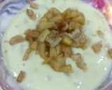 A picture of step 4 of Apple custard pudding.