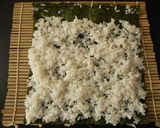 A picture of step 7 of Easy Teriyaki Chicken Ehomaki Sushi Rolls.