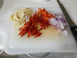 Ikan kembung sambal bawang
