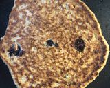 A picture of step 6 of Blueberry banana pancakes - vegan.