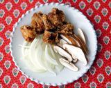 A picture of step 1 of Easy Lunch: Chicken Karaage Egg Bowl.