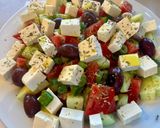 Une image de l'étape 5 de Salade grecque.