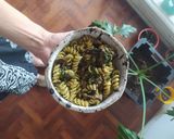 Foto del paso 5 de la receta: Fusilli con pesto de albahaca, tomates secos y champis