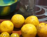 A picture of step 1 of Orange ginger drink🍋🍊.