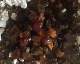 A picture of step 5 of Eggless Christmas Cake.