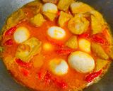 Foto langkah ke 5 dari resep Gulai Tahu Telur Kacang Panjang.