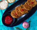 A picture of step 3 of Oats and roasted chana dal pancakes.