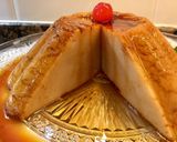 A picture of step 9 of Eggless Cornstarch Flan.