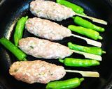 A picture of step 5 of Yakitori-Style Chicken Tsukune (Japanese Chicken Meatballs).