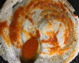 A picture of step 5 of Podi dosa.