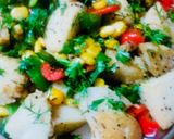 A picture of step 3 of Colorful tossed idlis.