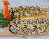 Hình bước làm 2 của món Nem công chả phụng